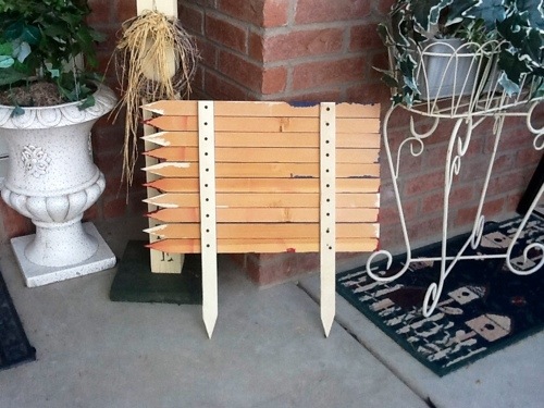 Fourth Of July Front Porch & Diy Wood Flag - Garden Seeds And Honey Bees